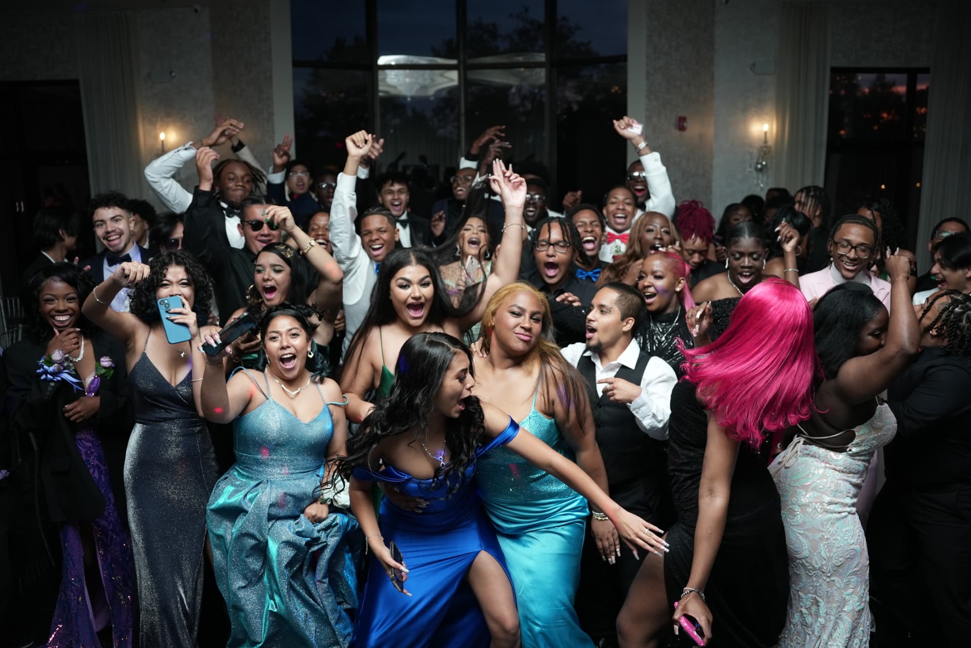 Guests celebrating at a private event